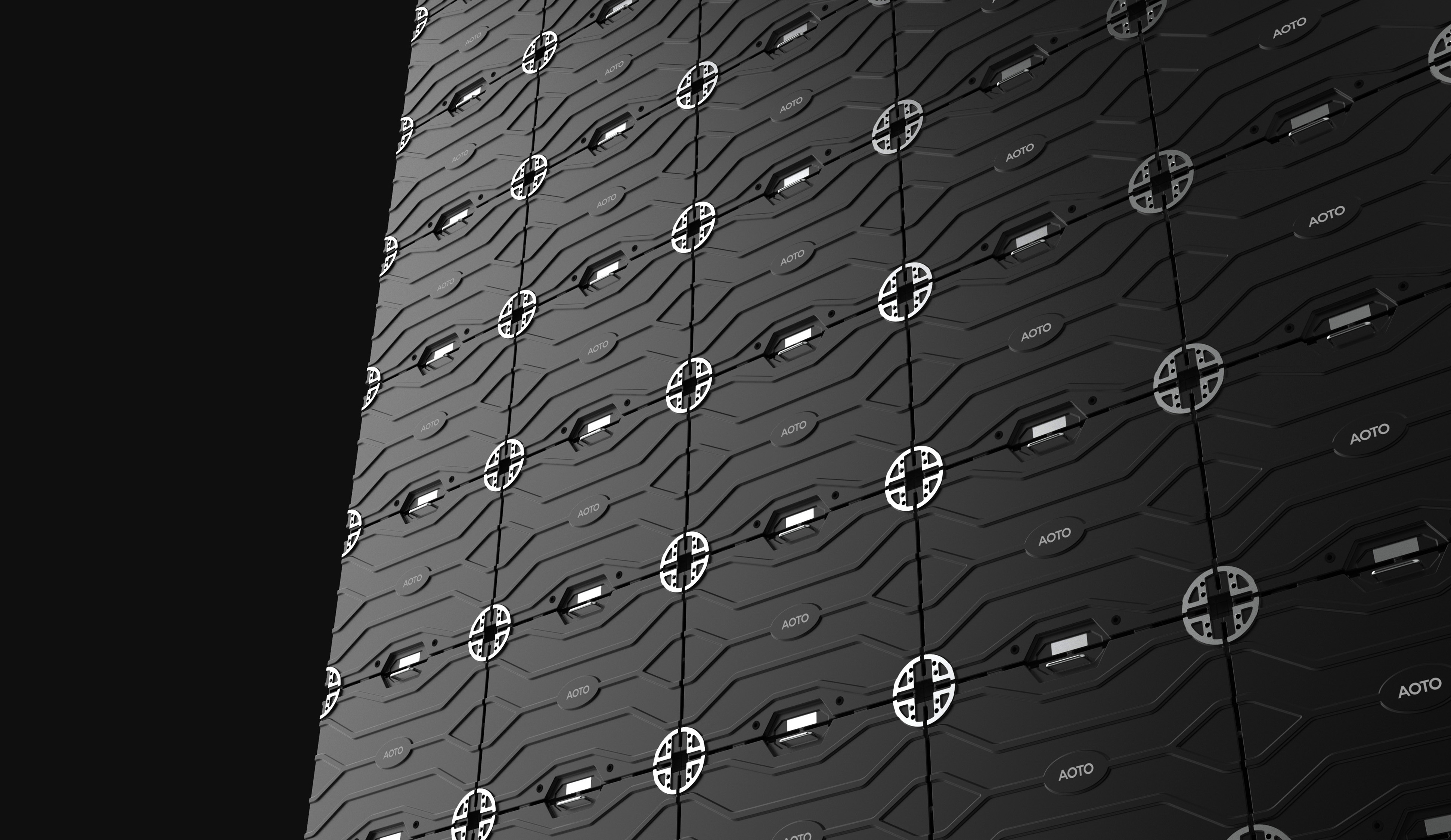 Wireless design on the back