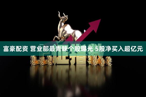 富豪配资 营业部最青睐个股曝光 5股净买入超亿元