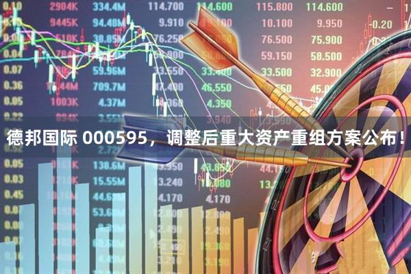 德邦国际 000595，调整后重大资产重组方案公布！