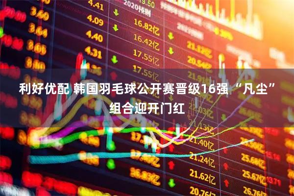 利好优配 韩国羽毛球公开赛晋级16强&#32;“凡尘”组合迎开门红